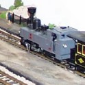 LGB-Modellbahn mit der Dampflok